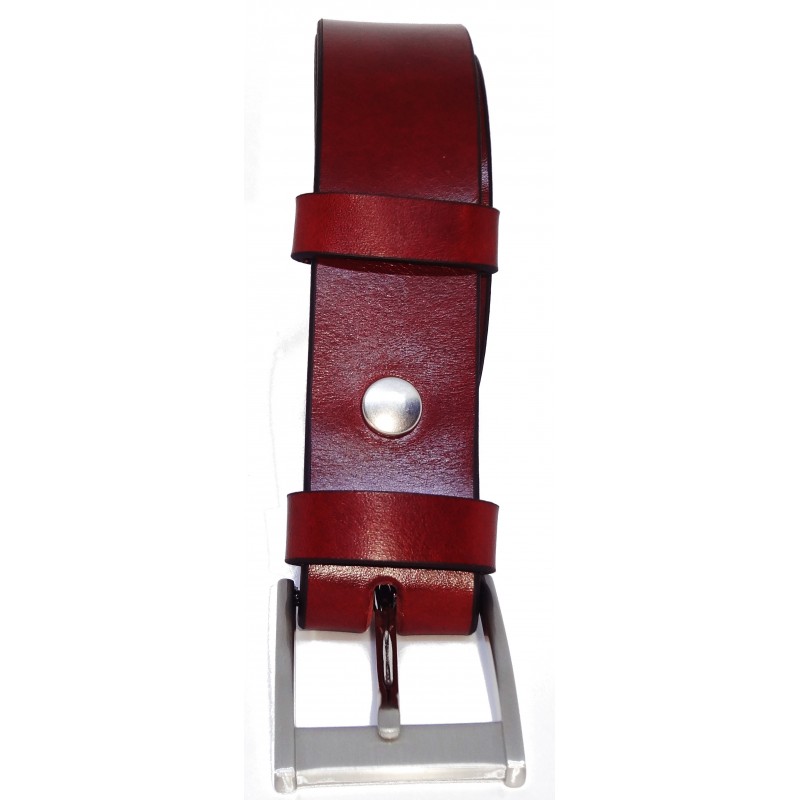 Ceinture Cognac 3,5 cm boucle 7
