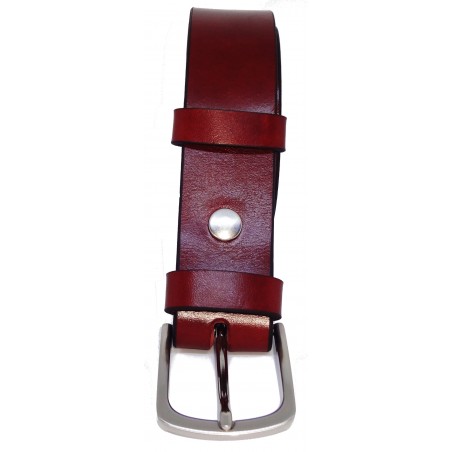 Ceinture Cognac 3,5 cm boucle 8