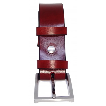 Ceinture Cognac 4 cm boucle 4