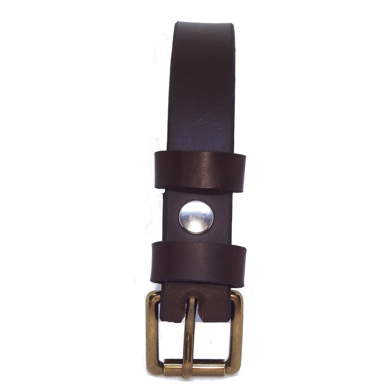 Ceinture Marron Foncé 2,5 cm boucle 3