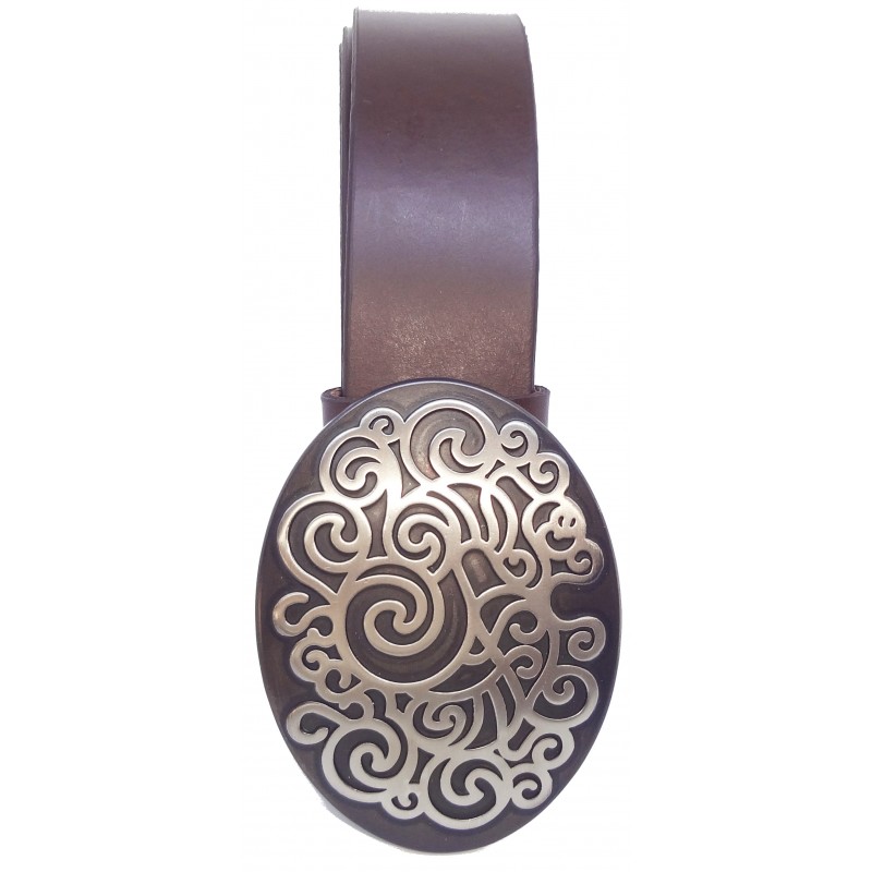 Ceinture Marron Foncé classique 4 cm Grande...