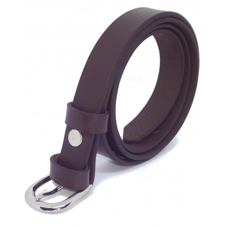 Ceinture Marron Foncé 2,5 cm boucle 5