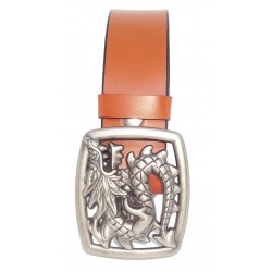 Ceinture Camel classique 4 cm Plaque dragon couleur... 2