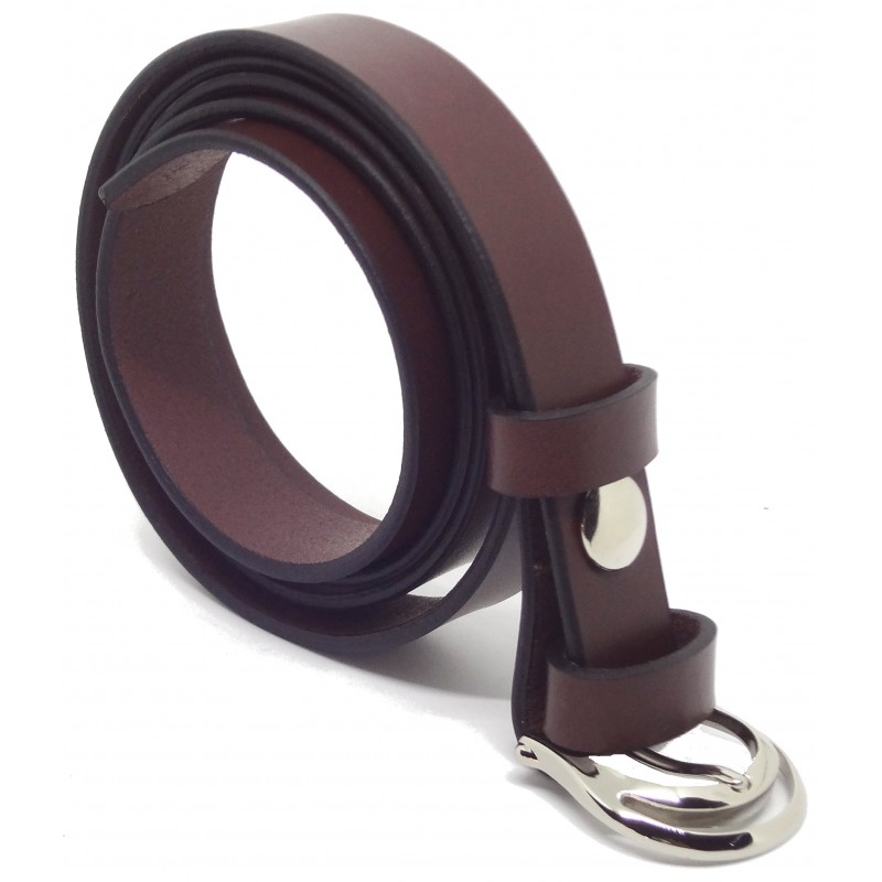 Ceinture Bordeaux 2,5 cm boucle 1