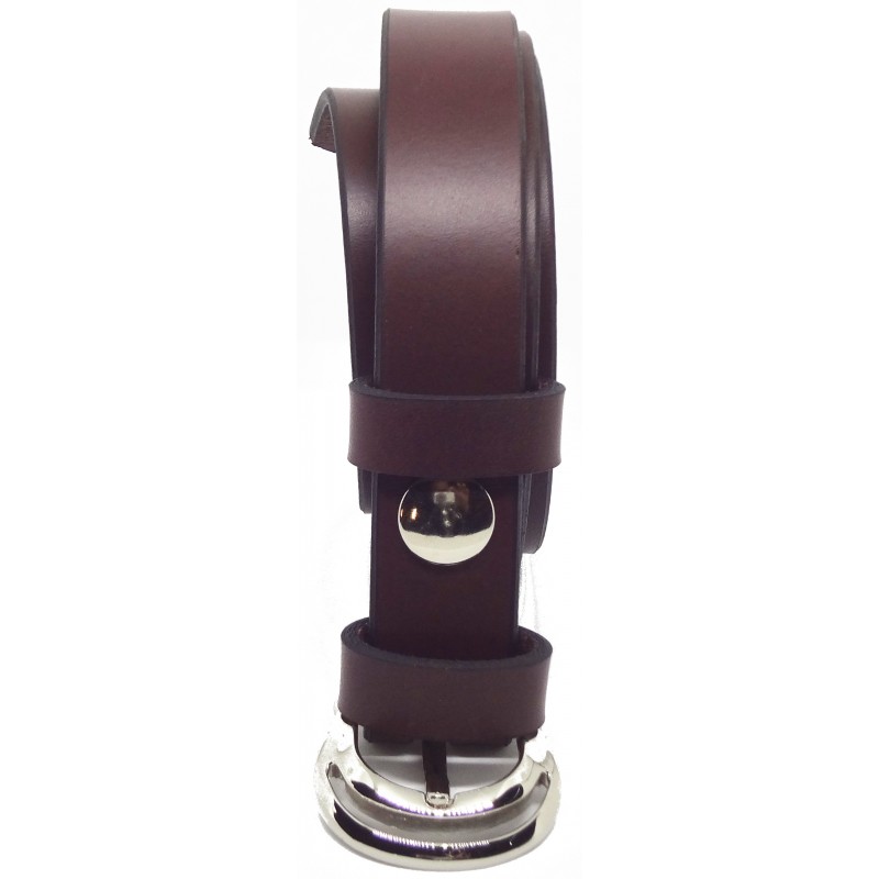 Ceinture Bordeaux 2,5 cm boucle 1