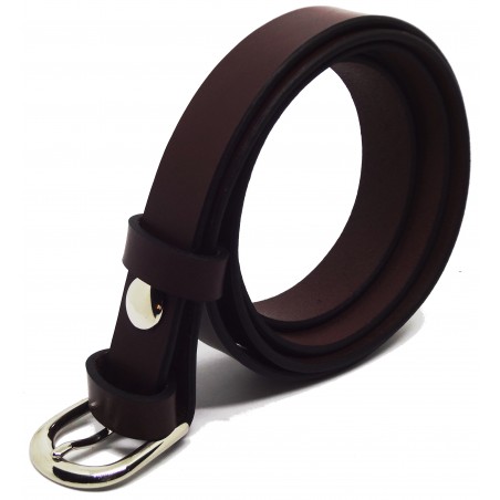 Ceinture Bordeaux 2,5 cm boucle 5