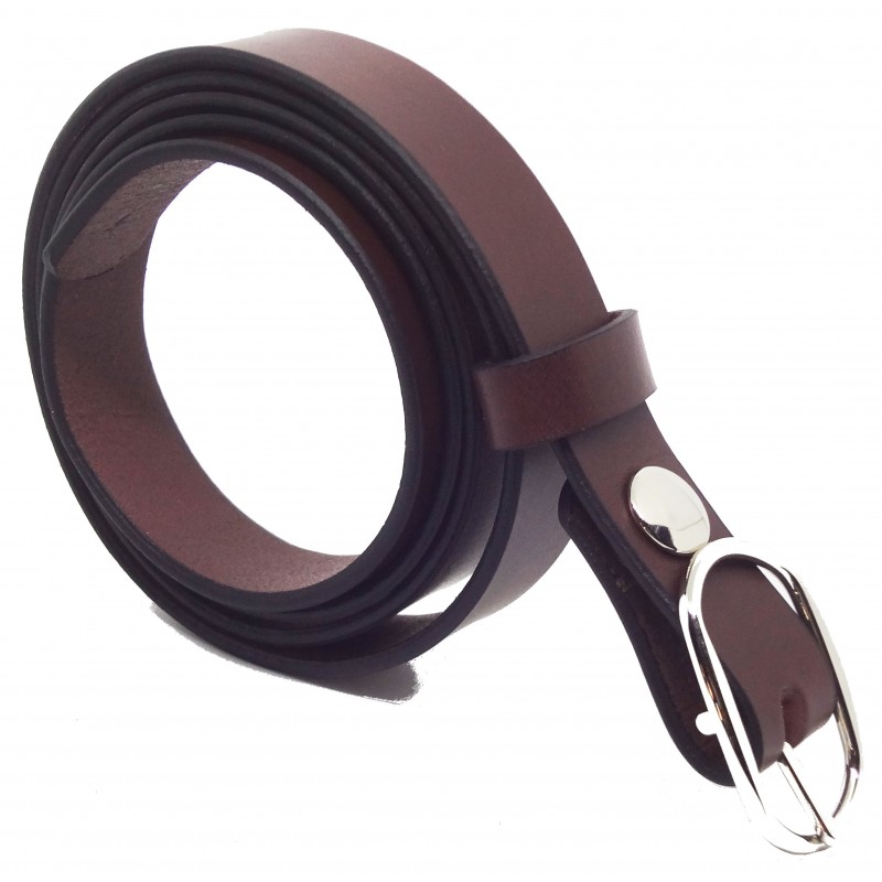 Ceinture Bordeaux 2,5 cm boucle 7