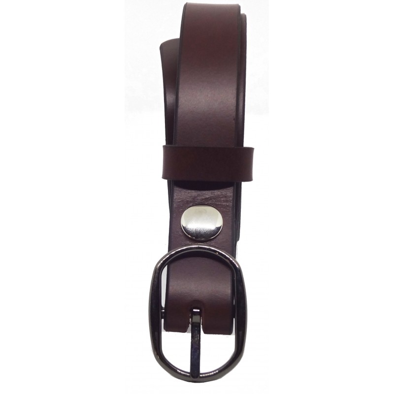 Ceinture Bordeaux 2,5 cm boucle 8