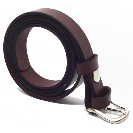 Ceinture Bordeaux 2,5 cm boucle 9
