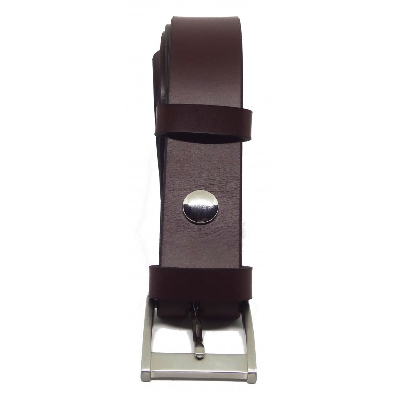 Ceinture Bordeaux classique 3,5 cm boucle 7