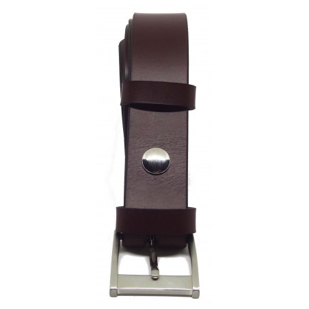 Ceinture Bordeaux classique 3,5 cm boucle 7