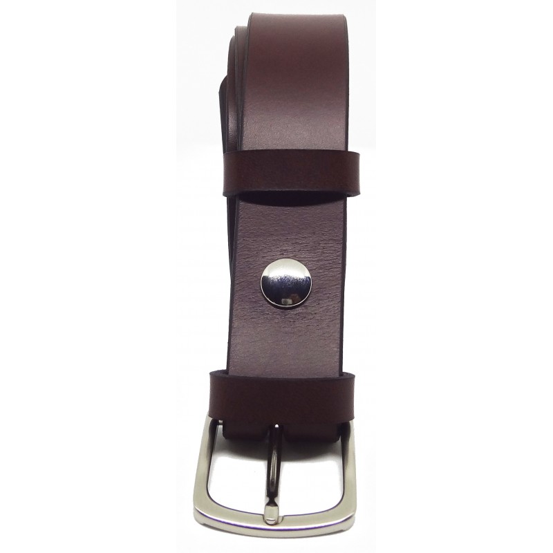 Ceinture Bordeaux classique 3,5 cm boucle 8