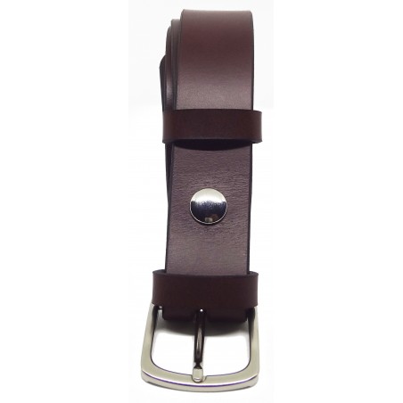 Ceinture Bordeaux classique 3,5 cm boucle 8