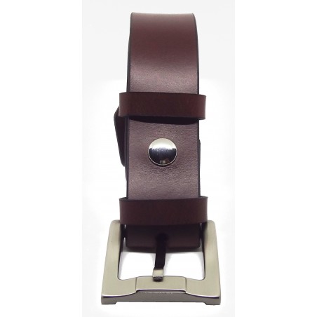 Ceinture Bordeaux 4 cm boucle 1