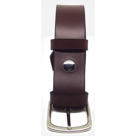 Ceinture Bordeaux 4 cm boucle 2