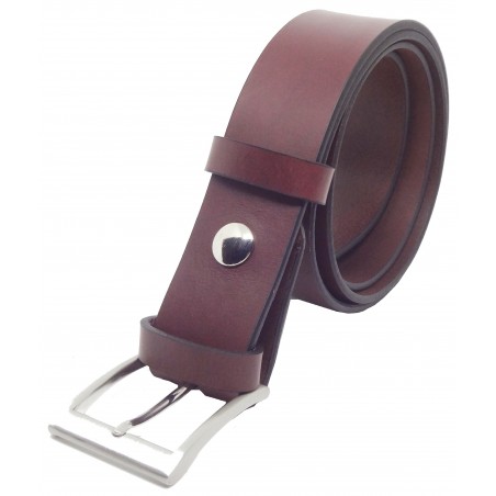 Ceinture Bordeaux 4 cm boucle 3