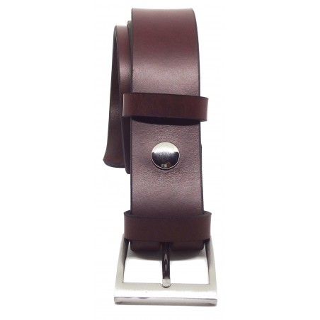 Ceinture Bordeaux 4 cm boucle 3
