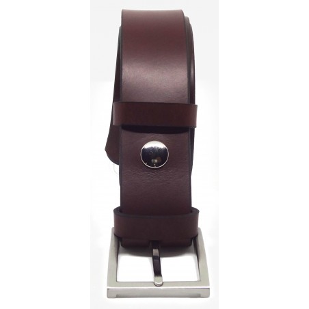Ceinture Bordeaux 4 cm boucle 4