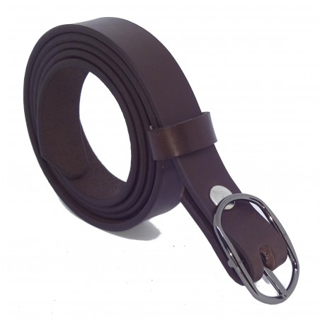 Ceinture Marron Foncé 2,5 cm boucle 8