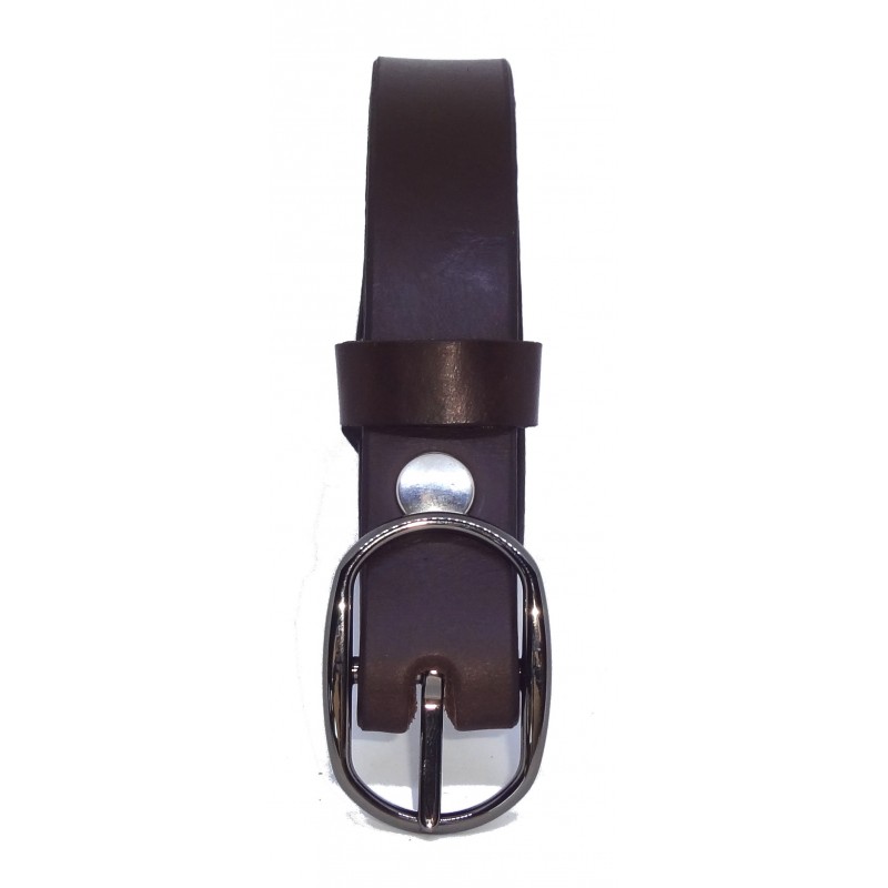 Ceinture Marron Foncé 2,5 cm boucle 8