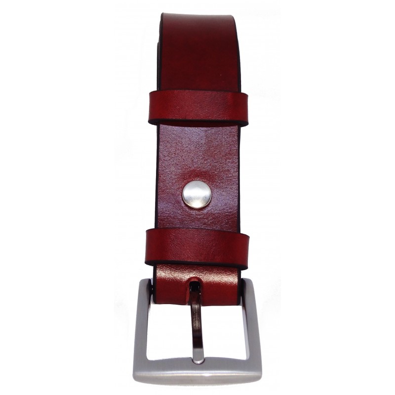 Ceinture Cognac 3,5 cm boucle 4