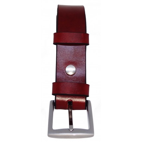 Ceinture Cognac 3,5 cm boucle 4