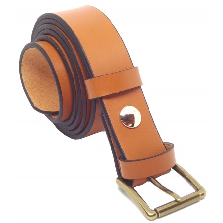 Ceinture Camel classique 3,5 cm boucle 3