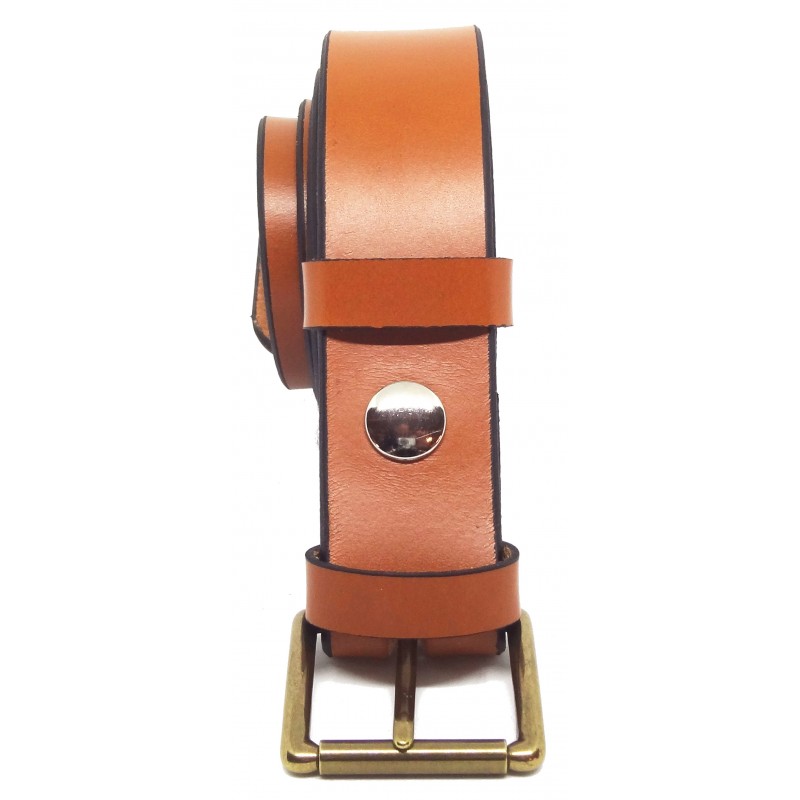 Ceinture Camel classique 3,5 cm boucle 3