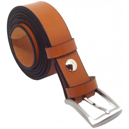 Ceinture Camel classique 3,5 cm boucle 4