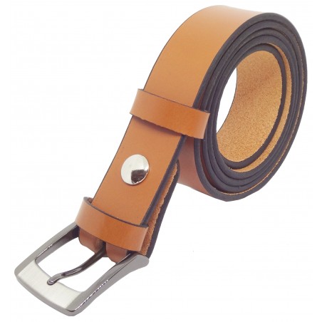Ceinture Camel classique 3,5 cm boucle 5