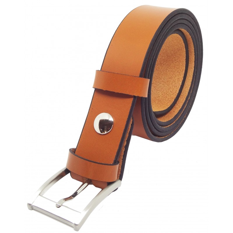 Ceinture Camel classique 3,5 cm boucle 7