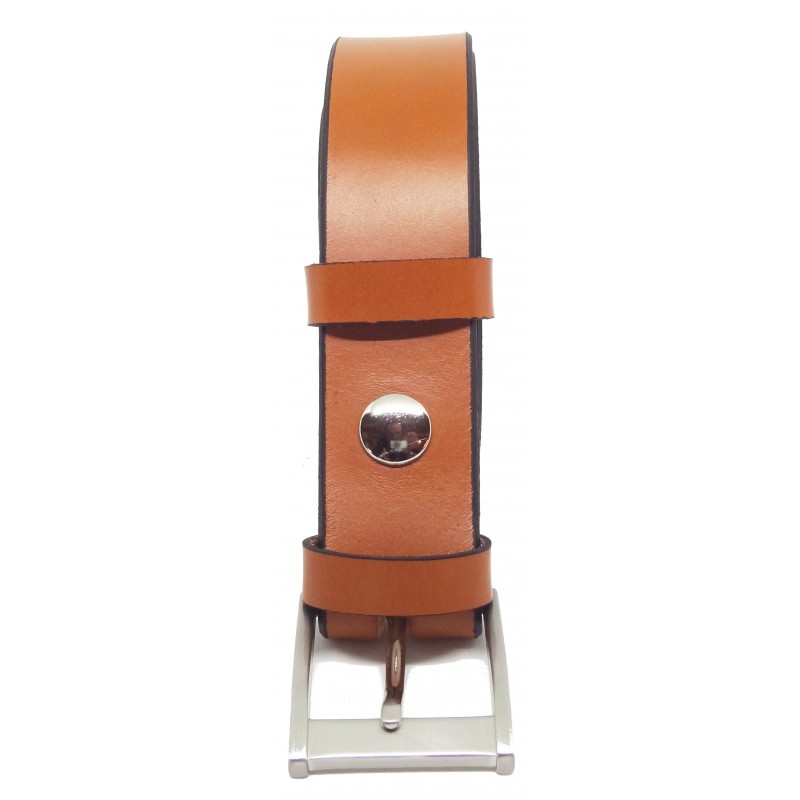 Ceinture Camel classique 3,5 cm boucle 7