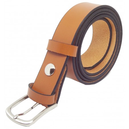 Ceinture Camel classique 3,5 cm boucle 8