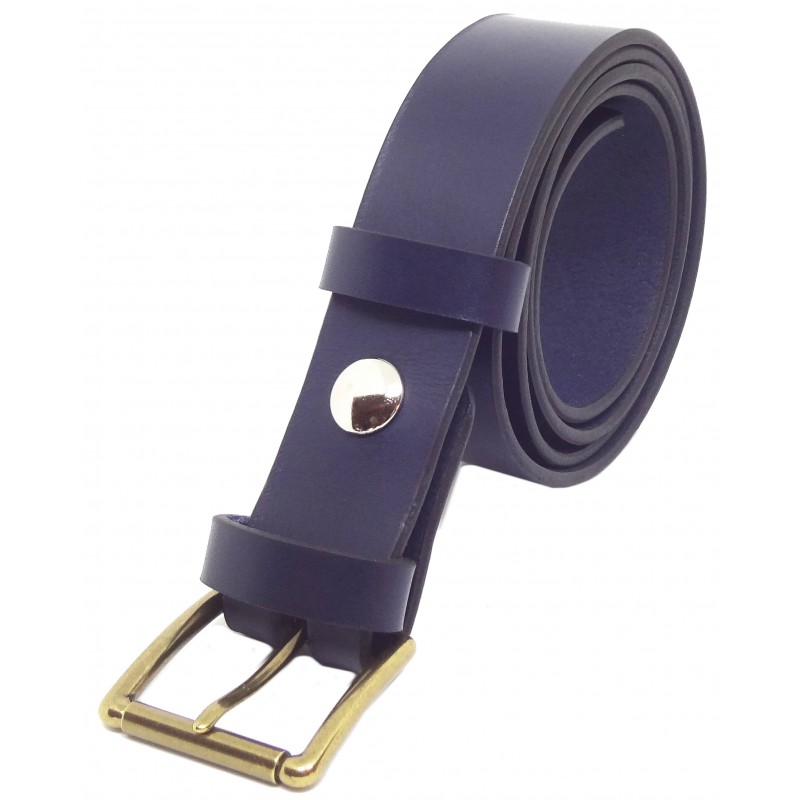 Ceinture Bleu marine classique 3,5 cm boucle 3