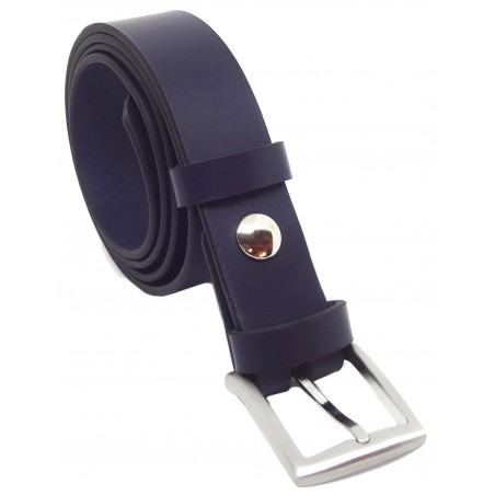 Ceinture Bleu marine classique 3,5 cm boucle 4