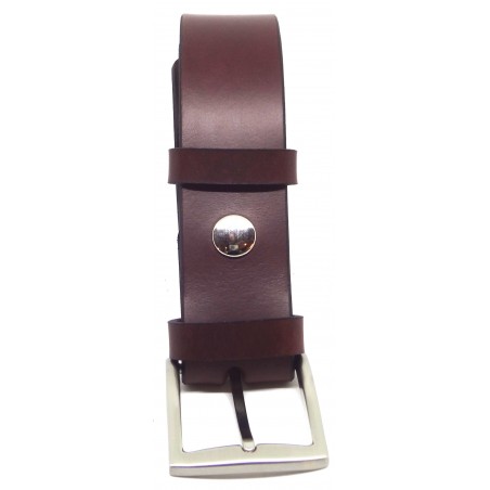 Ceinture Bordeaux 4 cm boucle 13