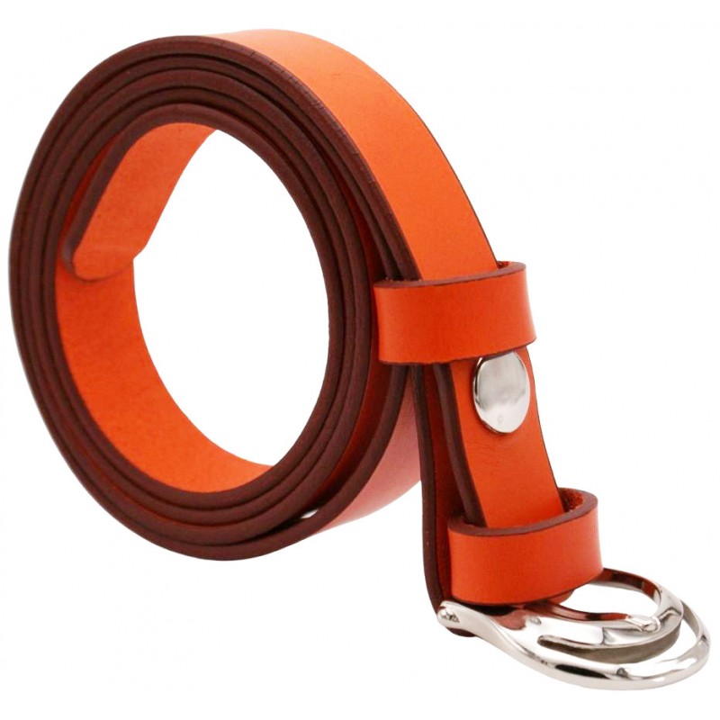Ceinture Orange 2,5 cm boucle 1