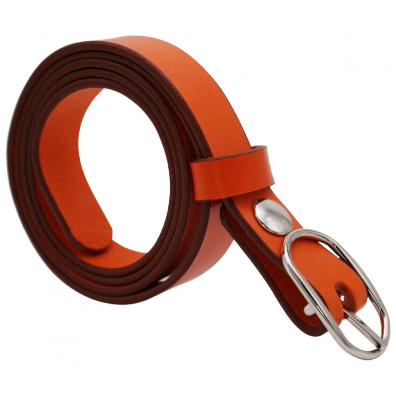 Ceinture Orange 2,5 cm boucle 7
