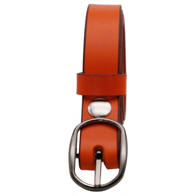 Ceinture Orange 2,5 cm boucle 8