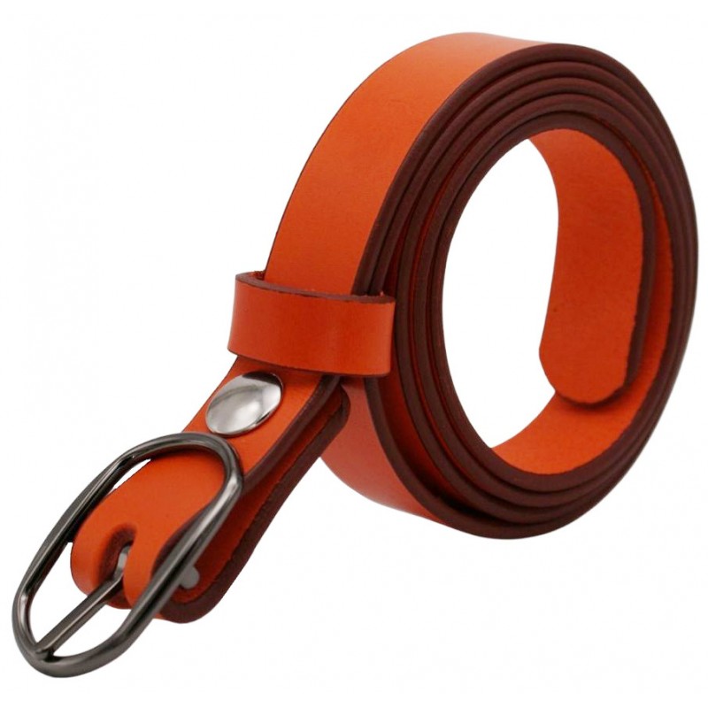 Ceinture Orange 2,5 cm boucle 8