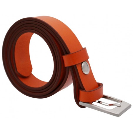 Ceinture Orange 3 cm boucle 1