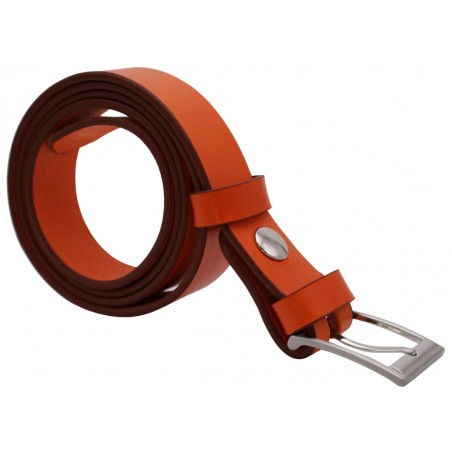 Ceinture Orange 3 cm boucle 2