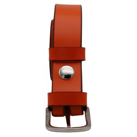 Ceinture Orange 3 cm boucle 5