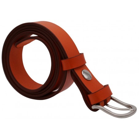 Ceinture Orange 3 cm boucle 5
