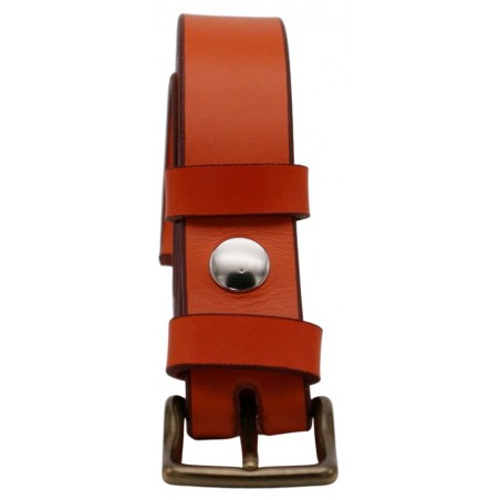 Ceinture Orange 3 cm boucle 9