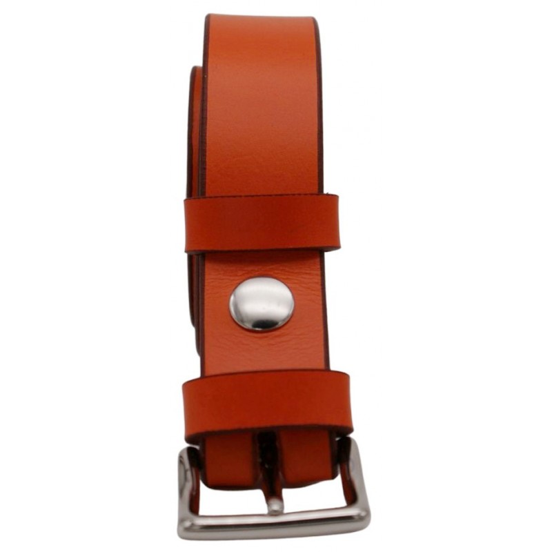 Ceinture Orange 3 cm boucle 10