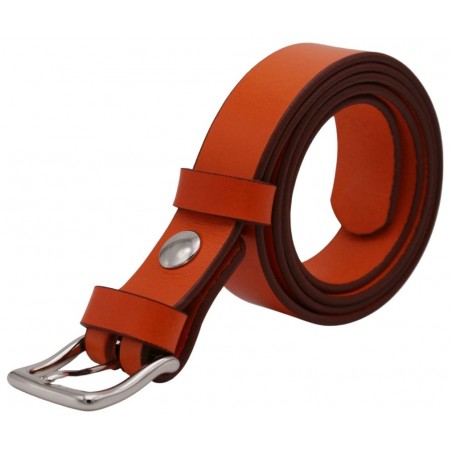 Ceinture Orange 3 cm boucle 10