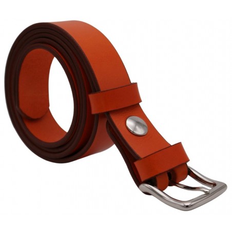 Ceinture Orange 3 cm boucle 10