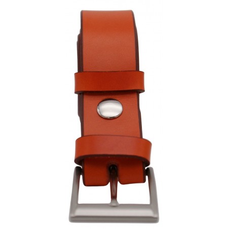 Ceinture Orange 3,5 cm boucle 1