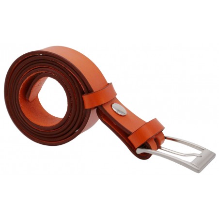 Ceinture Orange 3,5 cm boucle 1